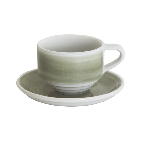 165ml Flat White Cup  and 13cm Shared Saucer