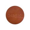 5.75" Leather Coaster