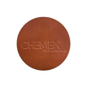 5.75" Leather Coaster