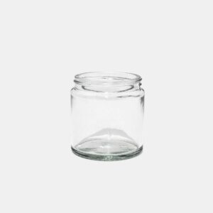 Bean Jar, clear glass