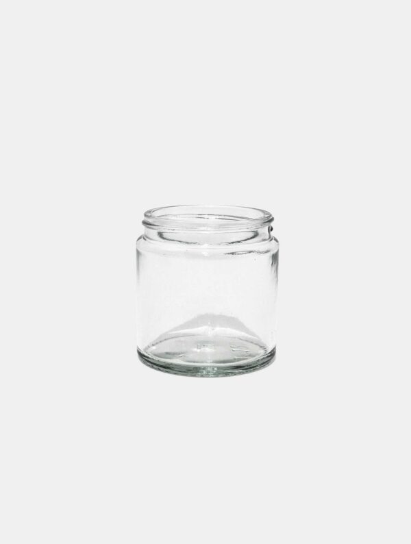 Bean Jar, clear glass