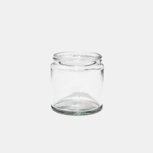 Bean Jar, clear glass