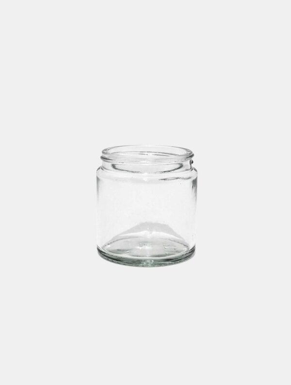 Bean Jar, clear glass