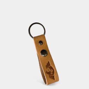 Comandante Key Ring, leather tan