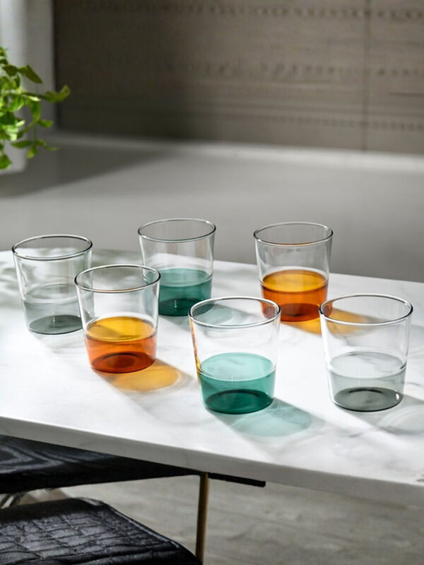 HARIO COLOURS Half Colour Glass (360ml/12.17oz)