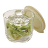 HARIO Glass Overnight Salting Bowl (500ml/17oz)