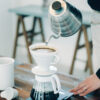 HARIO V60-02 Ceramic Dripper Set (White)
