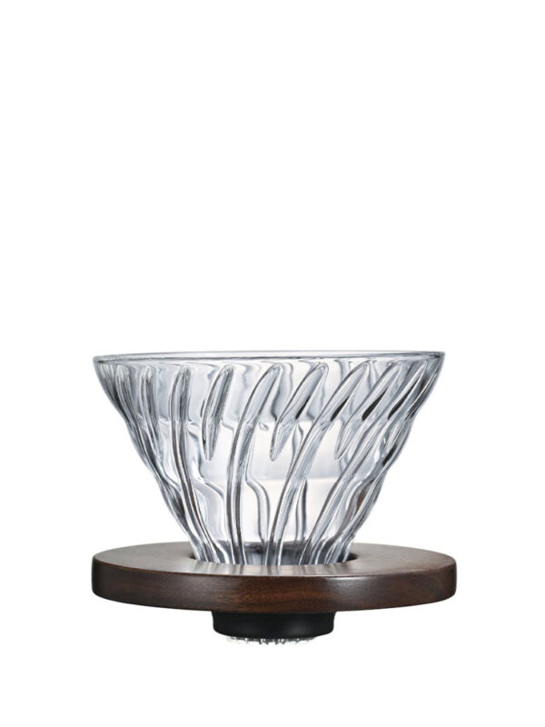 HARIO V60-02 Glass Dripper (Walnut)