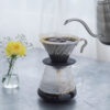 hario-v60-02-metal-dripper-silver-5f9ce6-hario_vdm-02hsv_v60-02-metal-dripper_silver_in-use HARIO V60-02 Metal Dripper (Silver)