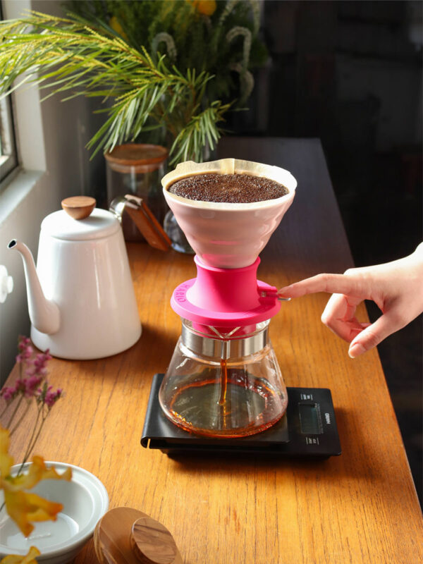 HARIO V60-02 SWITCH Immersion Dripper (200ml/6.76oz) (Ceramic)