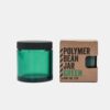 Polymer Bean Jar + lid, green