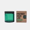 Polymer Bean Jar + lid, green