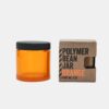 Polymer Bean Jar + lid, orange