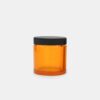 Polymer Bean Jar + lid, orange
