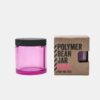 Polymer Bean Jar + lid, pink