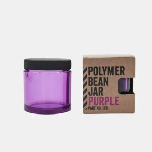 Polymer Bean Jar + lid, purple