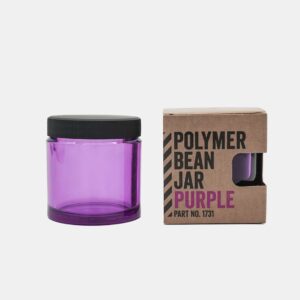 Polymer Bean Jar + lid, purple