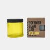 Polymer Bean Jar + lid, yellow