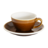 Set of 1 x 150ml Flat White Cup and Saucer