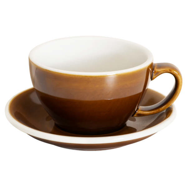 Set of 1 x 300ml Cafe Latte Cup and Saucer