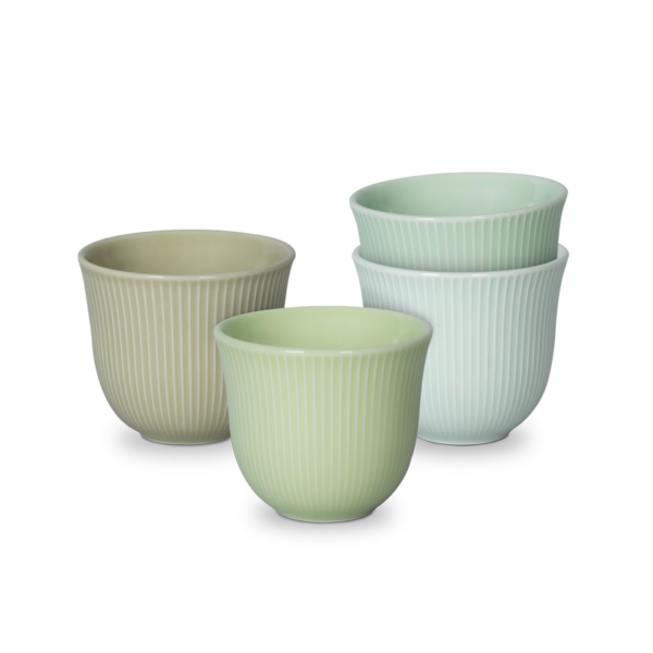 Set of 4 Embossed Tasting Cup (Moonbeam)