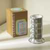 Set of 4 x 165ml Flat White Cups