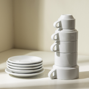 set-of-5-all-size-deco-cups-and-sauc-b3f496-C118-V0001WH Set of 5 - All Size Deco Cups and Saucers