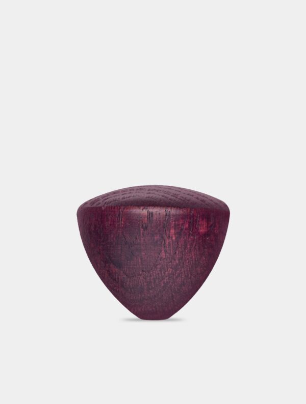 Standard Knob, 100 % natural oak wood, deep purple, ø44mm