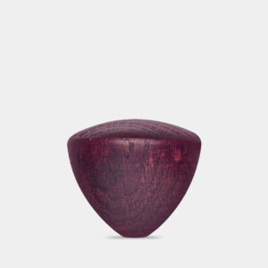 Standard Knob, 100 % natural oak wood, deep purple, ø44mm