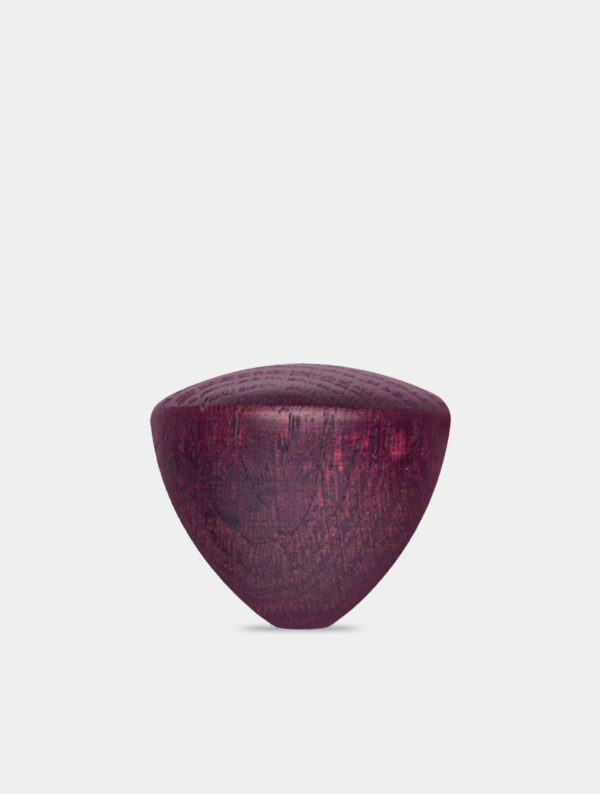 Standard Knob, 100 % natural oak wood, deep purple, ø44mm