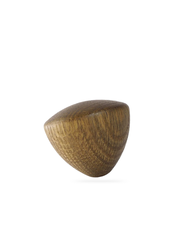Standard Knob, 100% smoked natural oak wood, waxed, ø44mm