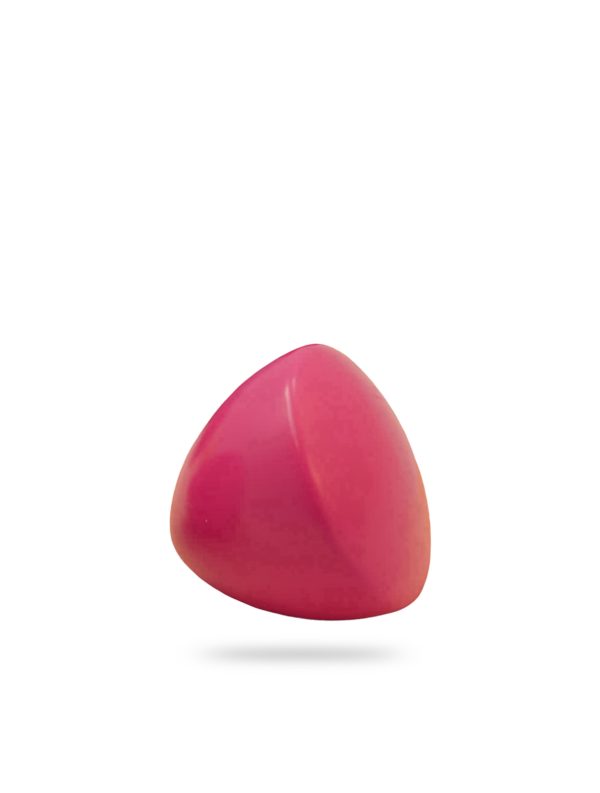 Standard Knob, beech wood, lacquered pink, ø44mm
