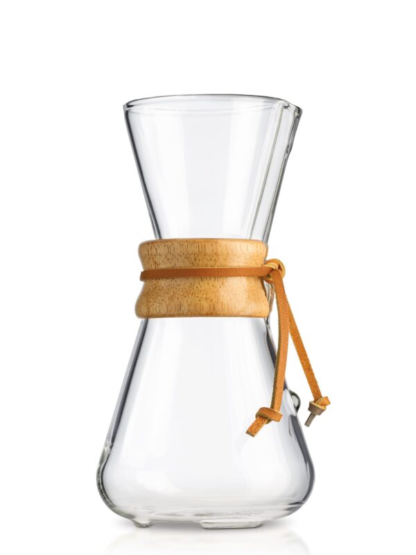 Three Cup Handblown CHEMEX®