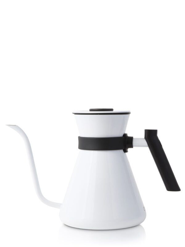 White Stainless Steel Gooseneck Chettle®