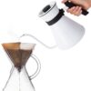 White Stainless Steel Gooseneck Chettle®