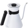 White Stainless Steel Gooseneck Chettle®