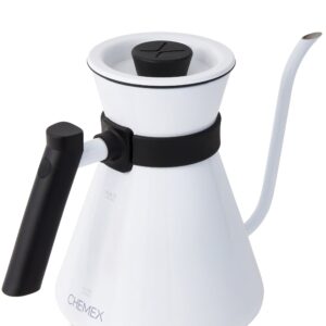 White Stainless Steel Gooseneck Chettle®
