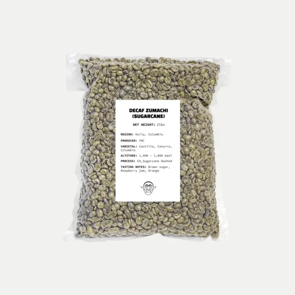 [Zumachi Decaf] Sugarcane Process - Green Bean